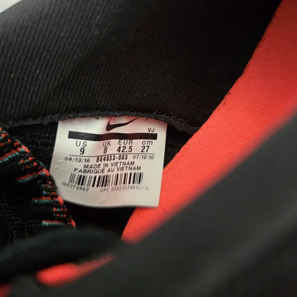 Nike Roshe Sz 9 Two Flyknit Mens Running Trainers Sneakers Shoes - Picture 7 of 7